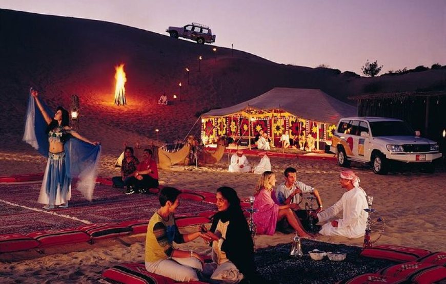 Private Desert Safari with Camel Ride and BBQ dinner in Bedouin Camp