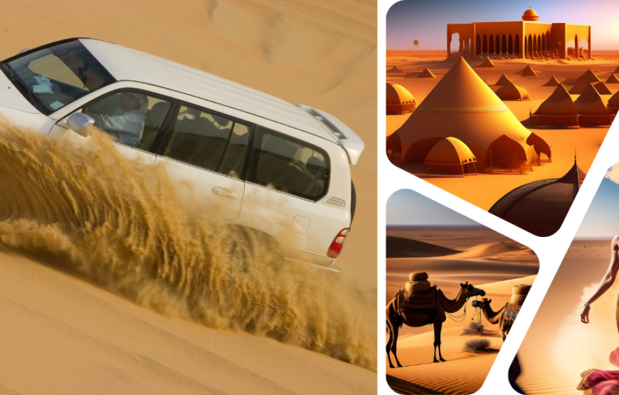 The Ghost Village Safari with Bedouin Camp and Barbeque Dinner